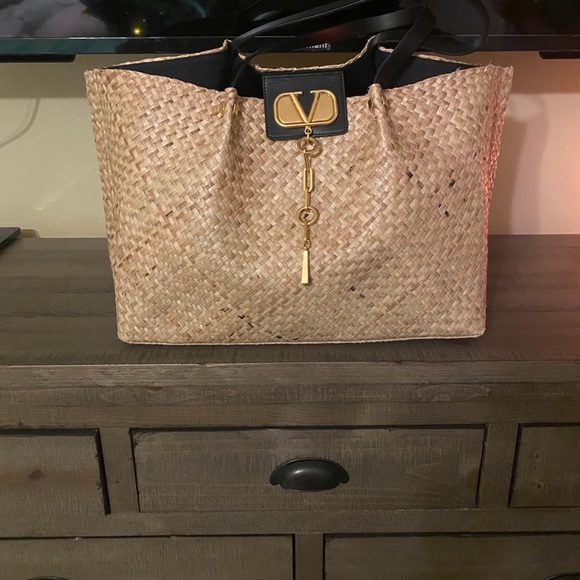 Valentino Bags Valentino Straw Beach Bag Poshmark